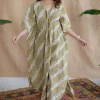 Aabha Batik Cotton Kaftan