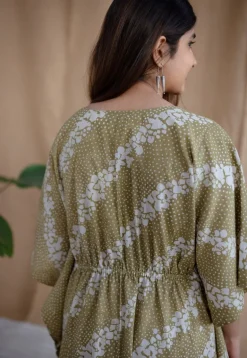 Aabha Batik Cotton Kaftan