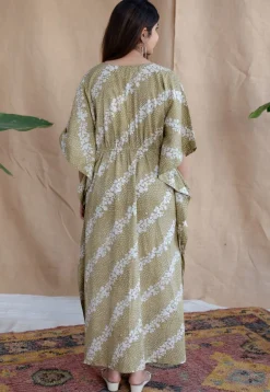 Aabha Batik Cotton Kaftan