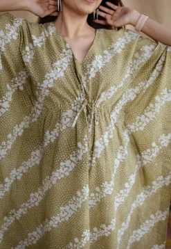 Aabha Batik Cotton Kaftan