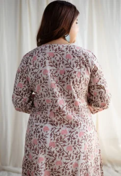 Aalya Batik Cotton Kali Kurta
