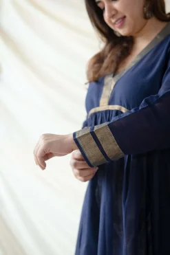Aasha Mangalgiri Cotton Flared Kurta