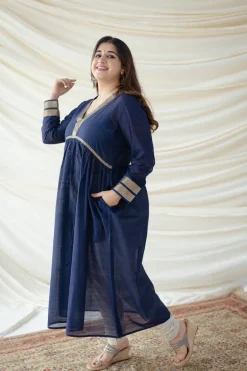 Aasha Mangalgiri Cotton Flared Kurta