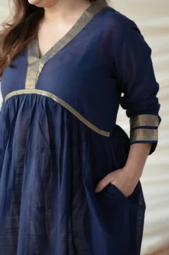 Aasha Mangalgiri Cotton Flared Kurta