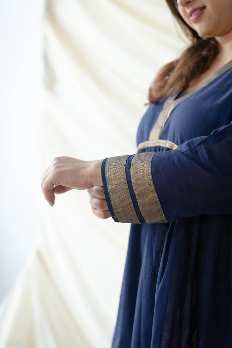 Aasha Mangalgiri Cotton Flared Kurta