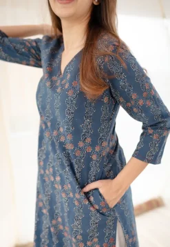 Aliyya Ajrakh Cotton Kurta