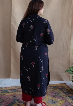 Amdavad Patang Ajrakh Cotton Kurta