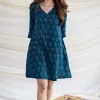 Amina Slub Cotton Dress