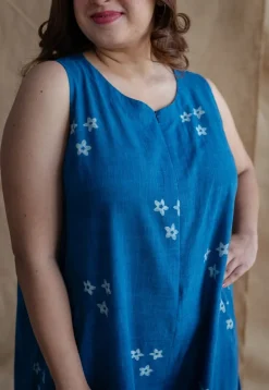 Amyra Dabu Slub Cotton Jumpsuit