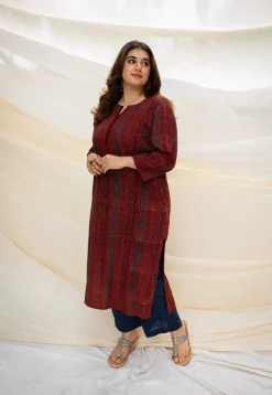 Aniha Ajrakh Madder Cotton Kurta