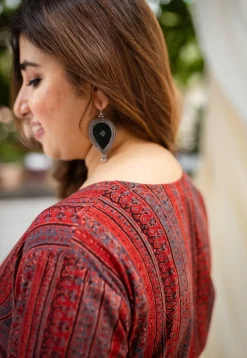Aniha Ajrakh Madder Cotton Kurta