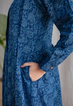 Anila Dabu Slub Cotton A Line Dress