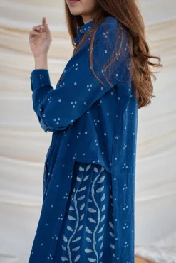 Anya Slub Cotton Dabu Palazzo