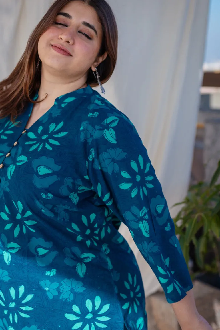 Aparna Dabu Cotton Short Top