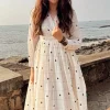 Arika Block Printed Cotton Dress