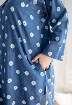 Arpita Bandhani Cotton Jhabba Kali Kurta