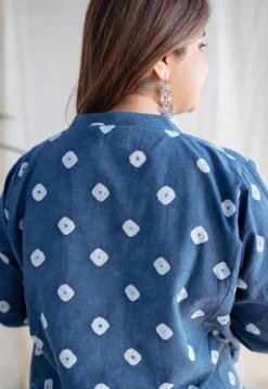 Arpita Bandhani Cotton Jhabba Kali Kurta