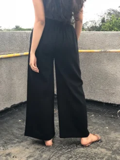 Black Kala Cotton Palazzo