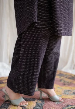Bombay Charcoal Ajrakh Cotton Straight Pant