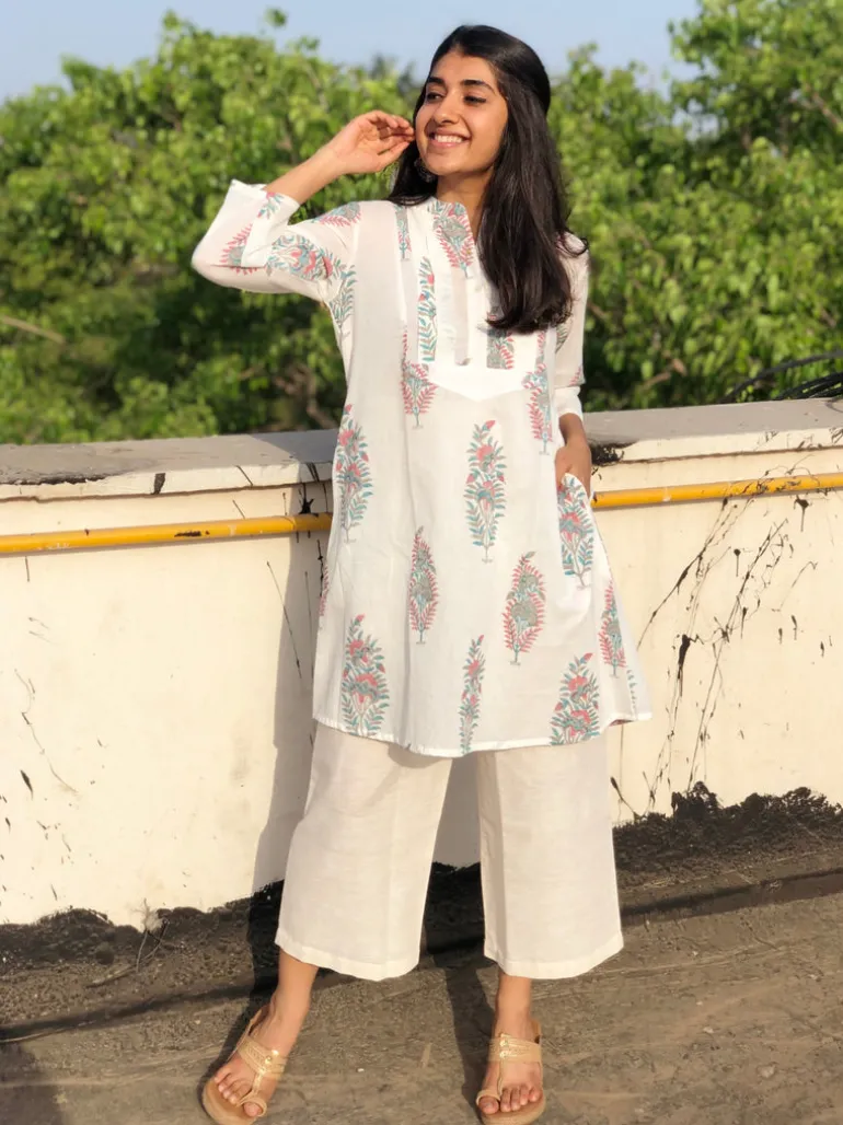 Cropped Kala Cotton Pants