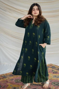 Dia Slub Cotton Kurta