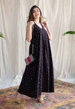 Ditya Ajrakh Cotton Dress