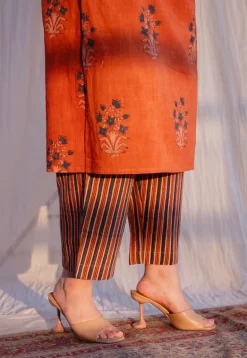 Divya Ajrakh Slub Cotton Pant