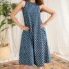 Edhaa Ajrakh Cotton Dress