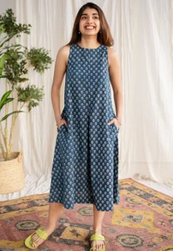 Edhaa Ajrakh Cotton Dress