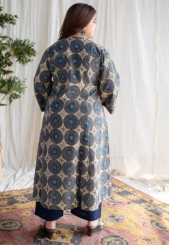Elnaz Ajrakh Cotton Kurta