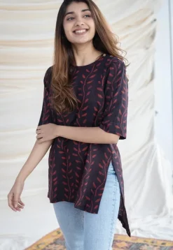 Fiza Slub Cotton Short Top