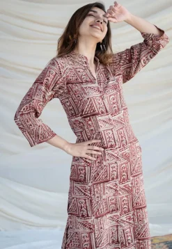 Harshali Kalamkari Rayon Co-Ord Set