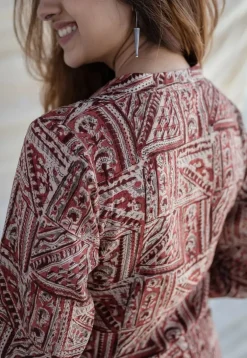 Harshali Kalamkari Rayon Co-Ord Set