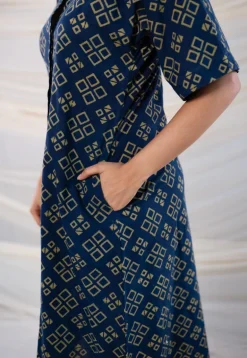 Hruta Ajrakh Cotton Dress