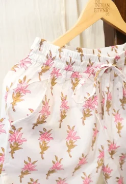 Iffat Sanaganeri Border Cotton Pant