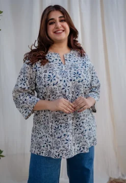 Iman Kalamkari Cotton Top