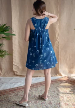 Inam Dabu Slub Cotton Dress