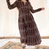 Ishrah Ajrakh Cotton Kali Kurta