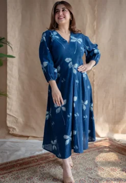 Iyana Dabu Slub Cotton Dress