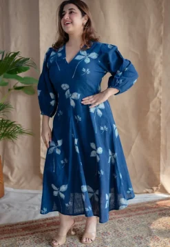 Iyana Dabu Slub Cotton Dress