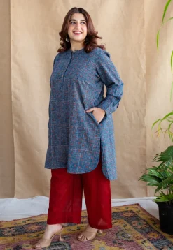 Jeel Slub Cotton Straight Pant