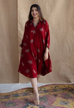 Kanha Bagh MulMul Cotton Dress