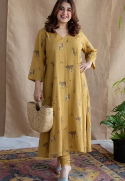 Kanha Bagh MulMul Cotton Kurta