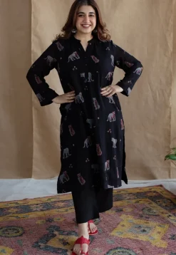 Kanha Bagh MulMul Cotton Kurta
