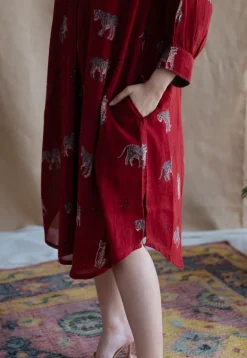 Kanha Bagh MulMul Cotton Dress