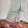 Kashvi Blue Sanganeri Cotton Bottom