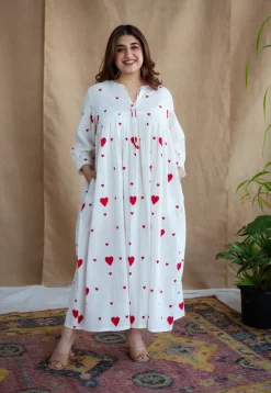 Kinja Block Printed Cotton Dress