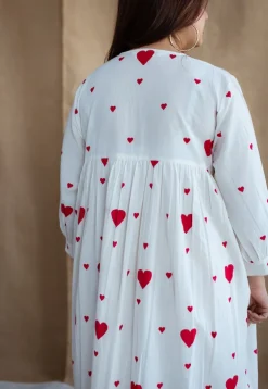 Kinja Block Printed Cotton Dress