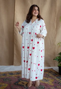 Kinja Block Printed Cotton Dress