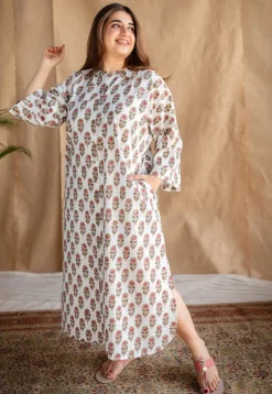 LazyDays Serene Lounge Cotton Dress